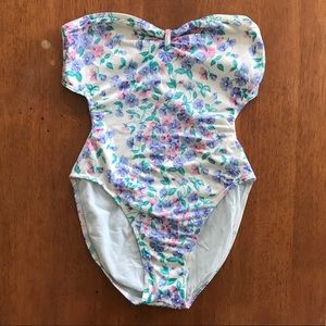 One piece swimsuit vintage high cut